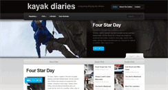 Desktop Screenshot of kayakdiaries.com